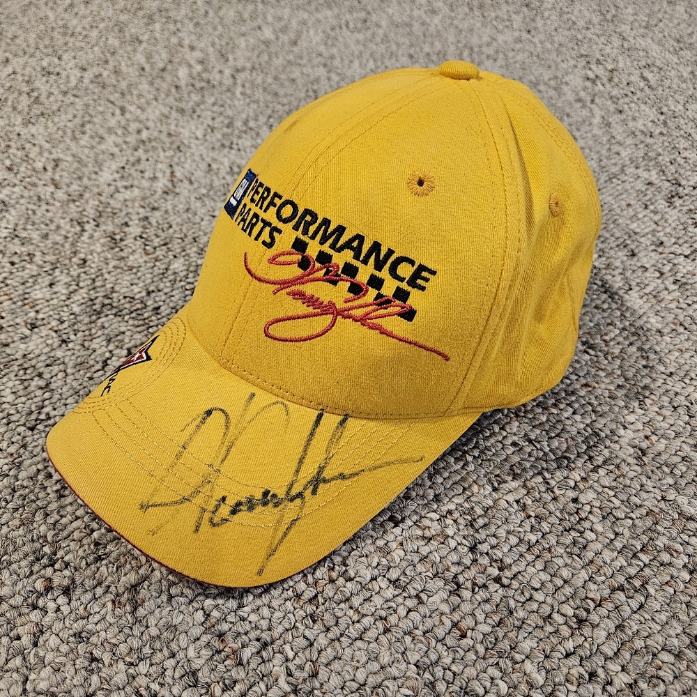 Nhra Warren Johnson Autographed Hat